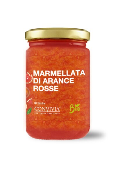 Organic red orange marmalade