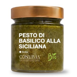 Pesto de basilic sicilien bio